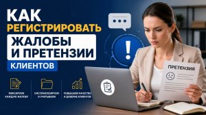 Как регистрировать жалобы и претензии клиентов