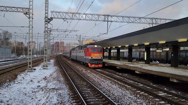 ЧС7-098 с поездом №109 Москва-Анапа | Очаково