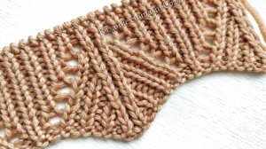 Декоративная ажурная резинка 1 на 1 для оформления рукавов, низа изделия и горловины