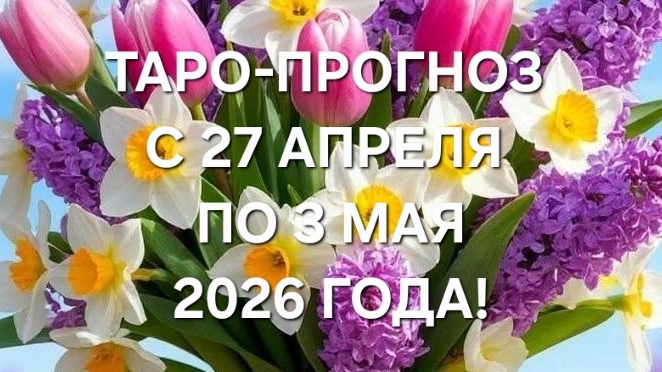 ТАРО-ПРОГНОЗ С 27 АПРЕЛЯ ПО 3 МАЯ 2026 ГОДА! ДЛЯ ВСЕХ ЗНАКОВ ЗОДИАКА! 💗