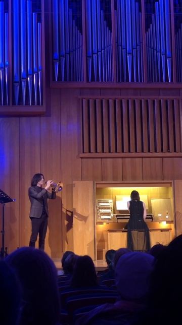 Знаменитое Адажио И.С. Баха прозвучало в переложении для четырёхклапанного флюгельгорна и органа