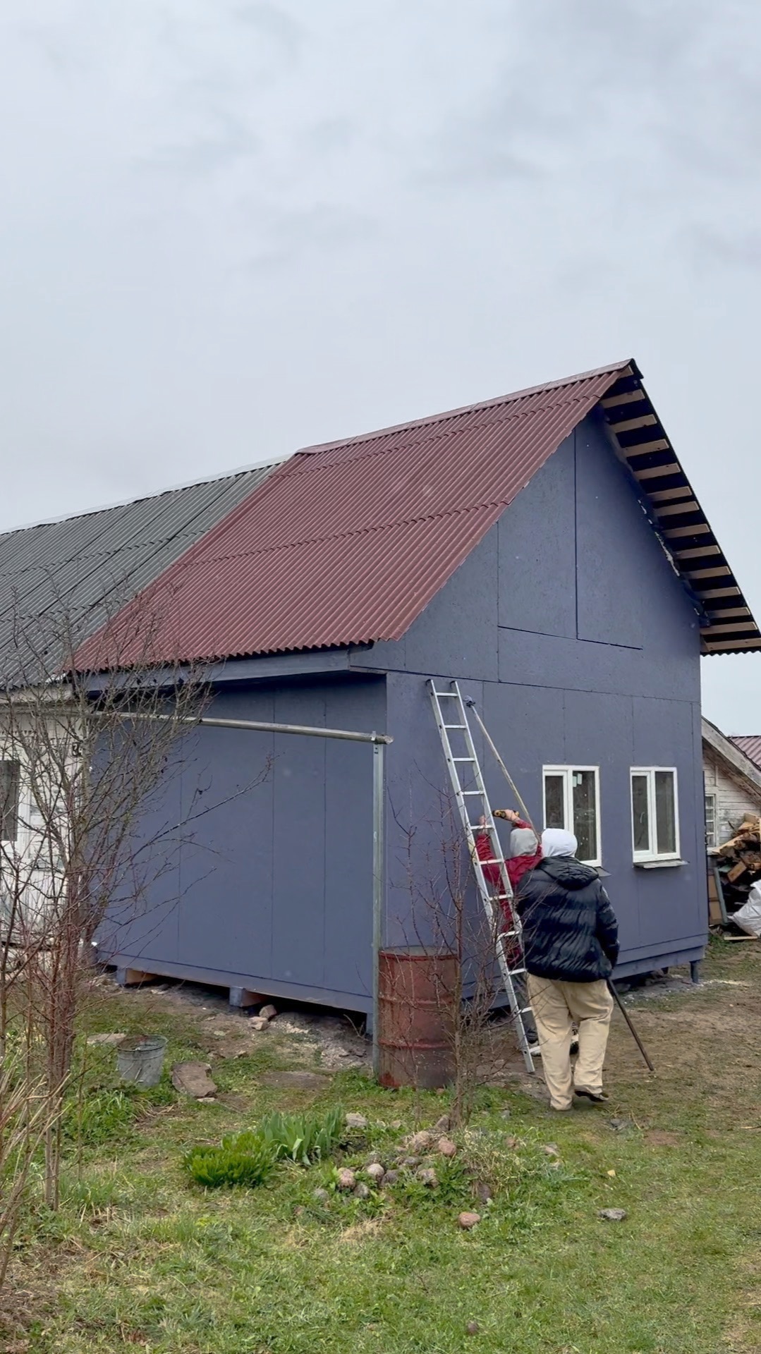 Деревянная пристройка к дому 4 на 6. Пристройка к дому из каркаса своими руками.
