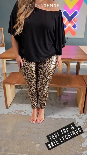 Curvy Sense - Tori Top + Brie Leggings #plussize #plussizeclothing