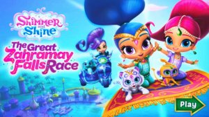Шимер и Шайн - Великая Гонка на Водопадах Зарамей. Гонки на Коврах Самолетах - Мультики для Детей