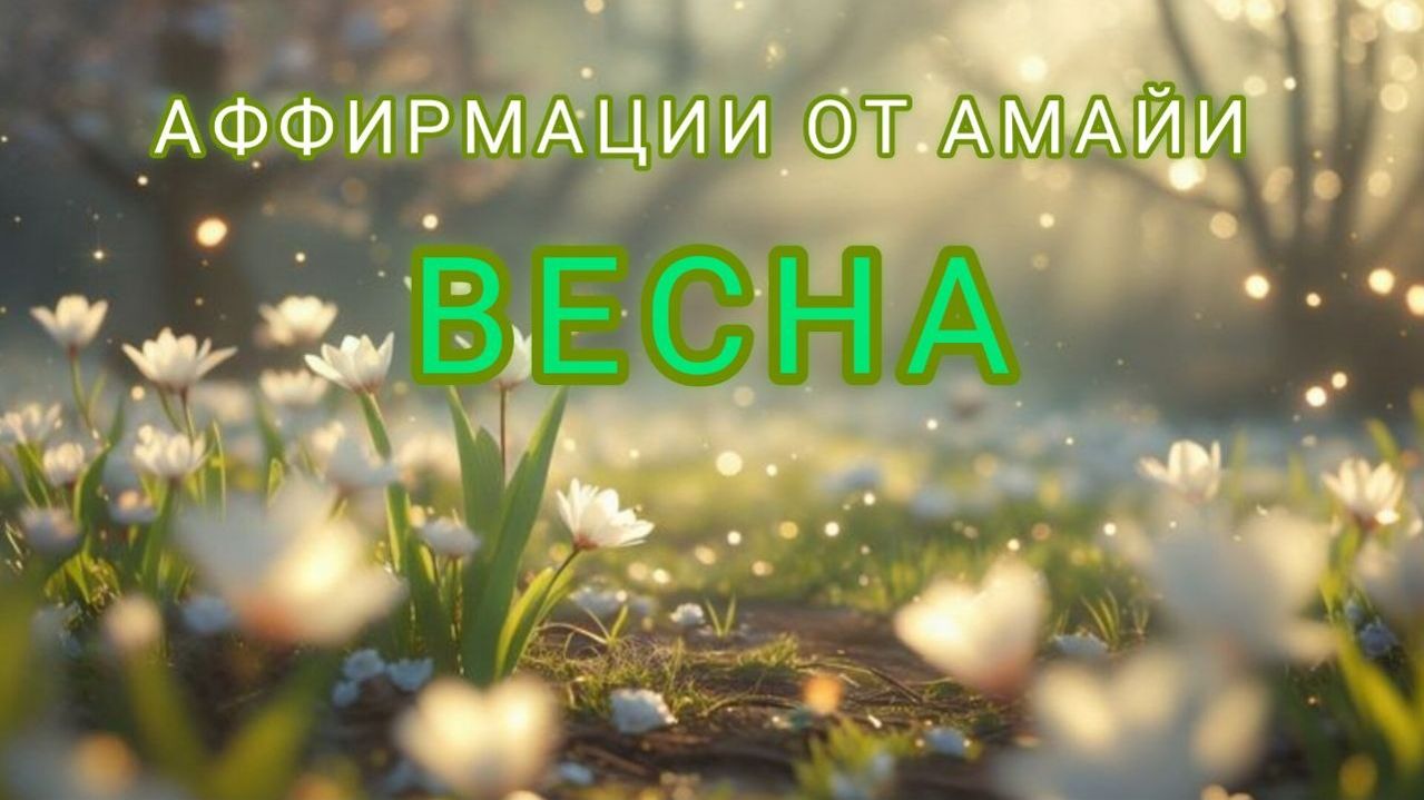 ВЕСНА. Аффирмации от Амайи. #вселеннаяя #весна #земля #гайя #амайя #аффирмации #природа
