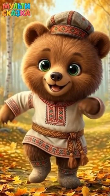 Медвежонок танцор. Танцуем вместе с медвежонком!