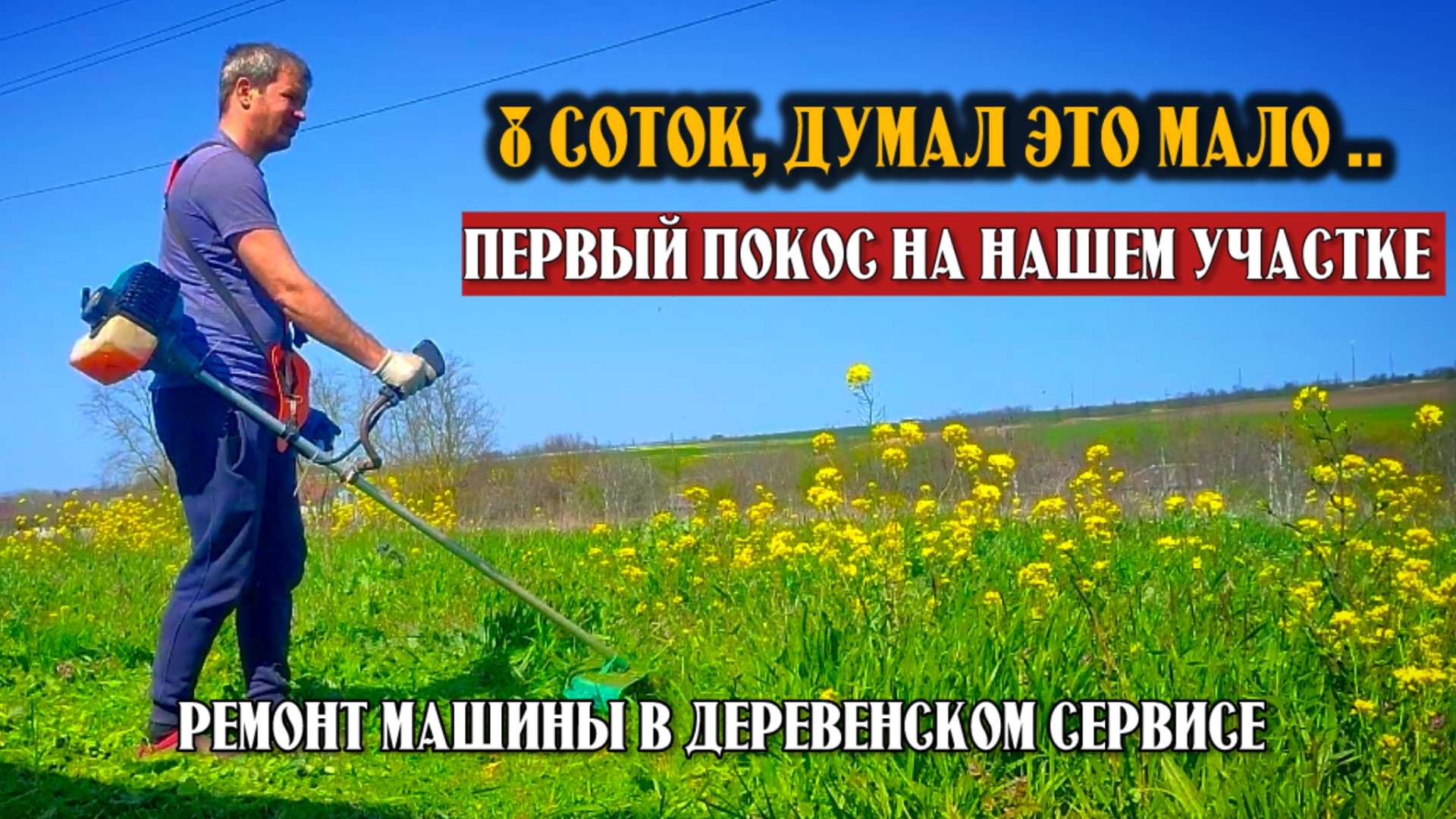 Ездили без тормозов 😳сколько стоит ремонт тормозных колодок/ косим впервые/ порядок в кладовке