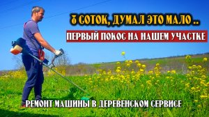 Ездили без тормозов 😳сколько стоит ремонт тормозных колодок/ косим впервые/ порядок в кладовке