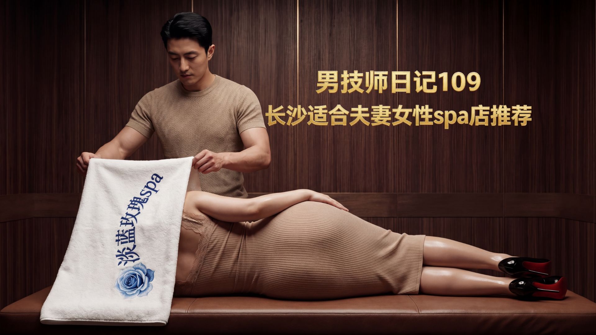 视频-长沙夫妻spa深度体验带老婆女士来养生会所享受一次异性精油按摩服务