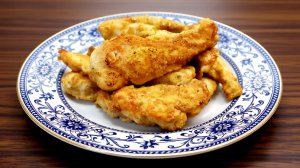 Сочная куриная грудка в кляре из майонеза - очень удачный рецепт