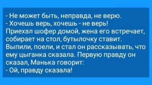 Хитрый_Мужик,_Цыганка_и_Неверная_Жена!_Анекдот_Дня_для_Настроения!