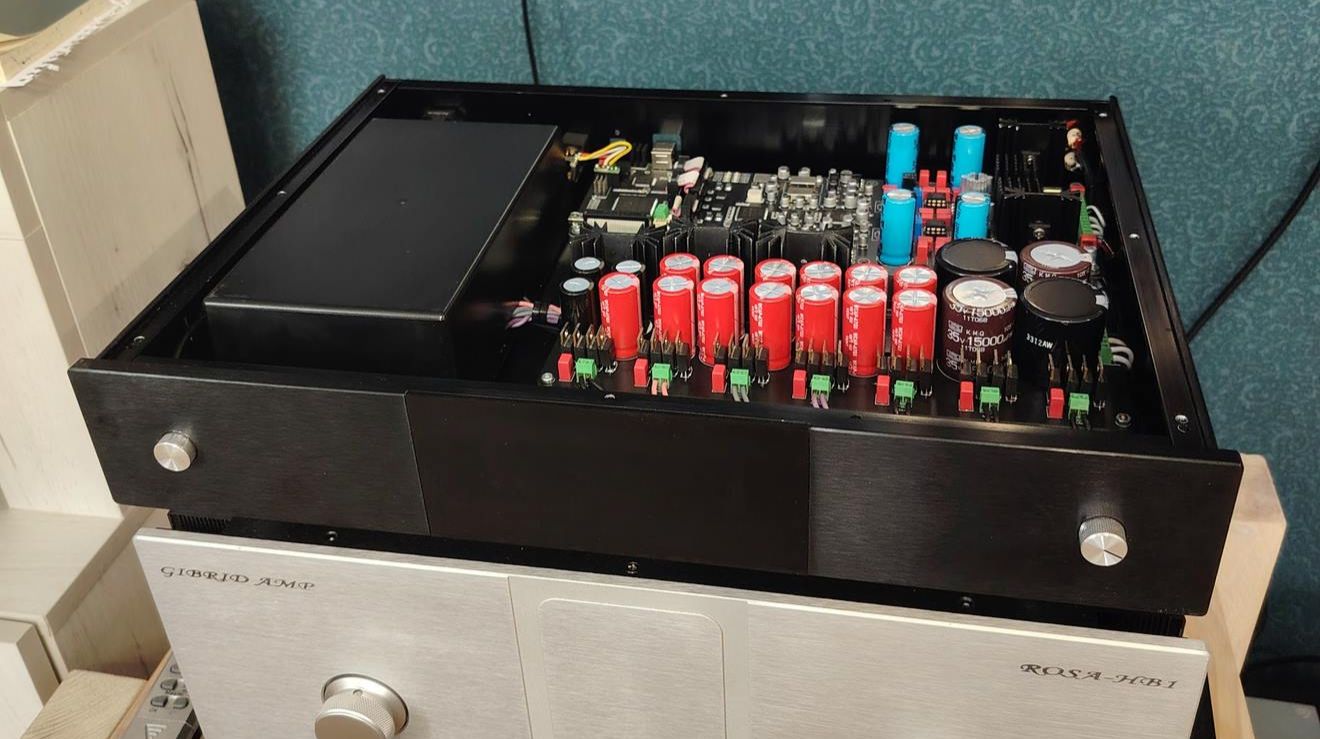 Гибридный усилитель ROSA( Яндекс Музыка через ЦАП на АК4499)