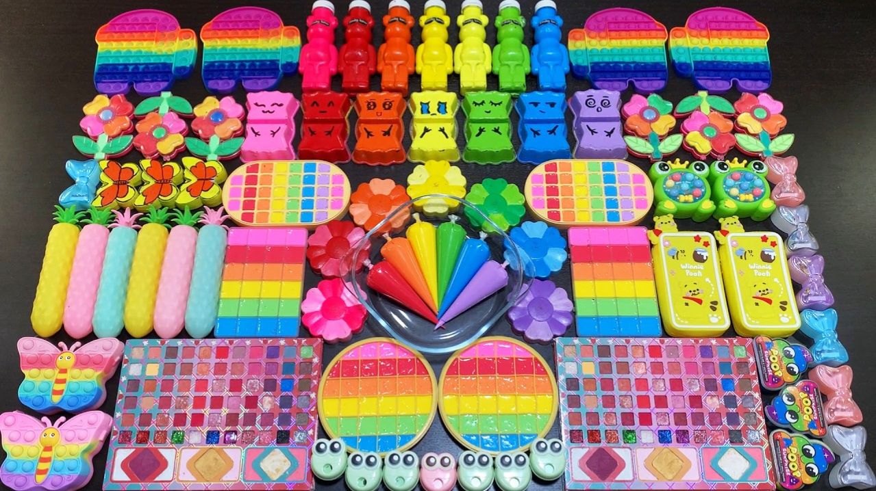 Самый ОГРОМНЫЙ набор слаймов  попробуй досмотри