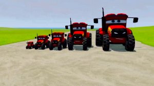 МУЛЬТИКИ ПРО МАШИНКИ: Молния Маквин ТРАКТОР против Паровозика Томаса. 🚜💨 ГИГАНТСКИЙ VS МАЛЕНЬКИЙ