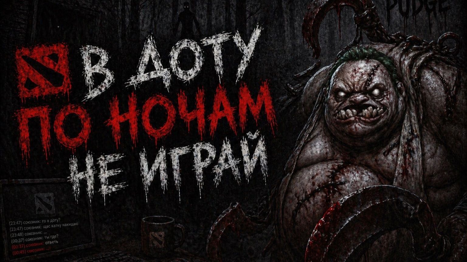 В ДОТУ ПО НОЧАМ НЕ ИГРАЙ! Страшные истории. страшилки