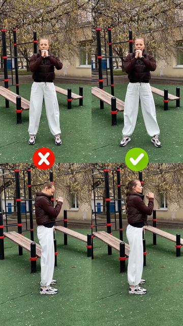Приседай правильно: Ошибки vs Техника ❌✅