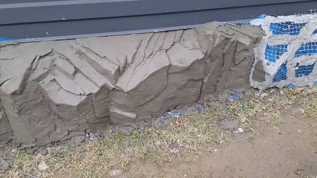 В процессе создания цоколя