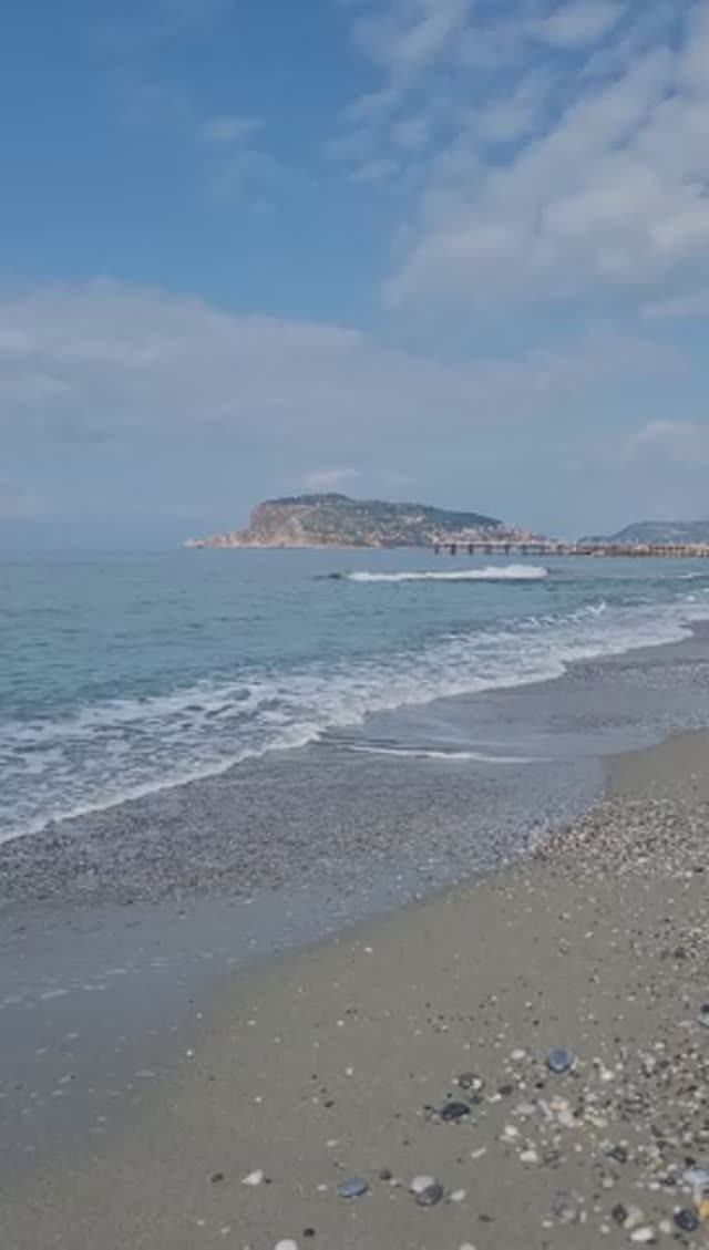 недвижимость в Турции Аланья 2+1 под ключ у моря ПЕРВАЯ ЛИНИЯ недвижимость в Алании район Тосмур