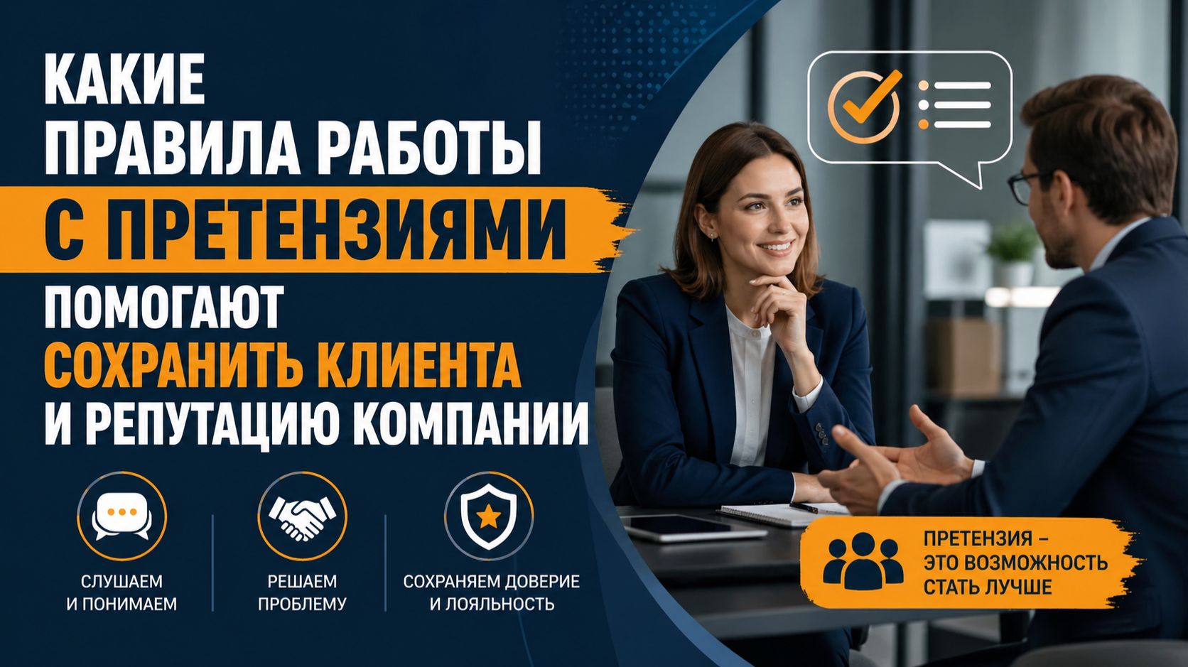 Какие правила работы с претензиями помогают сохранить клиента и репутацию компании