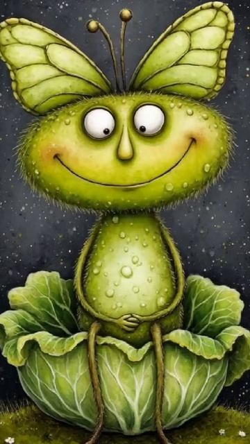 Противная бабочка-капустница. Мультик. Песенка.