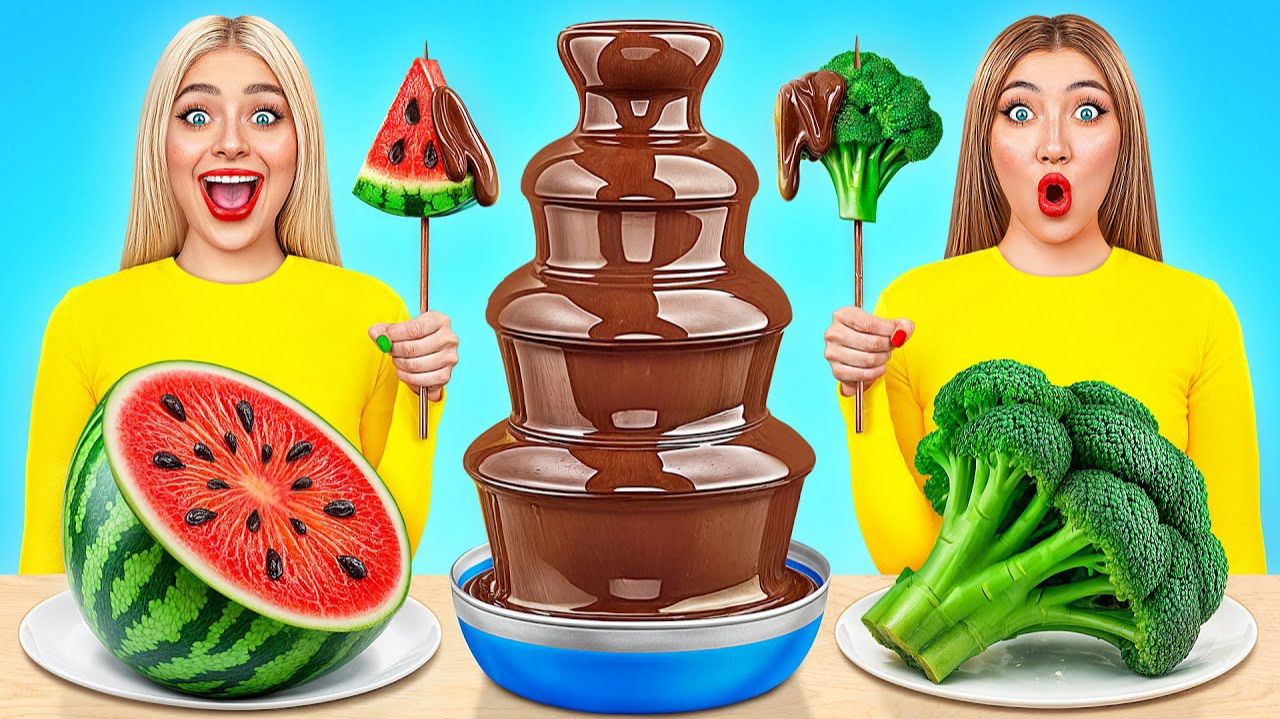 Шоколадный Фонтан Челлендж # Смешные Моменты C Bubba DO Challenge