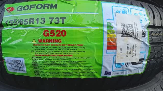 Шины летние 155/65R13 GOFORM G520 3563