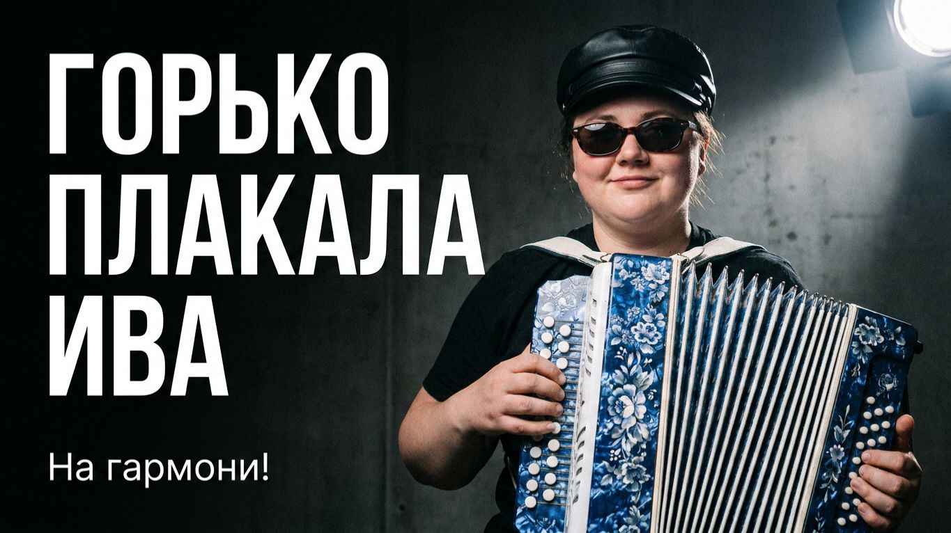 ГОРЬКО ПЛАКАЛА ИВА ► Разбор на гармони