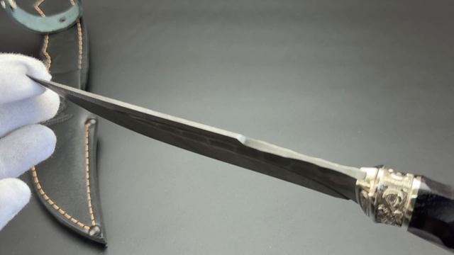 Нож «Кайман» из дамасской стали - дерзкий стиль от Кузницы Медведь