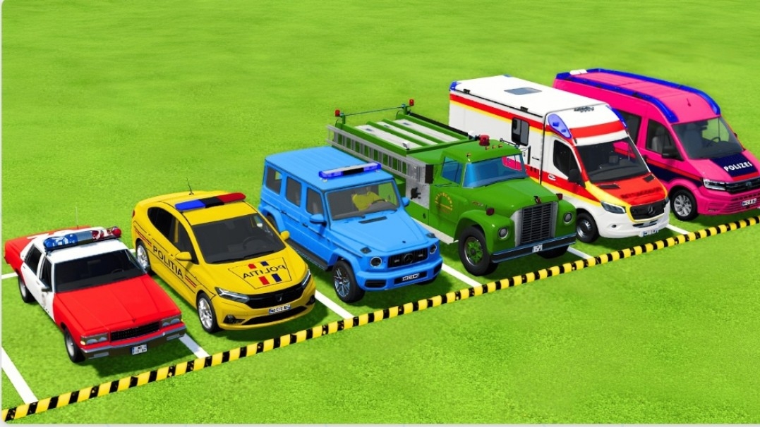 Мультики про машинки для детей/Полицейские Машинки