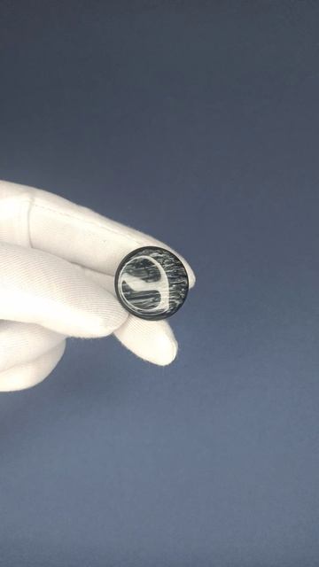 Пуговицы темно-серые (размер № 44), Артикул 01401