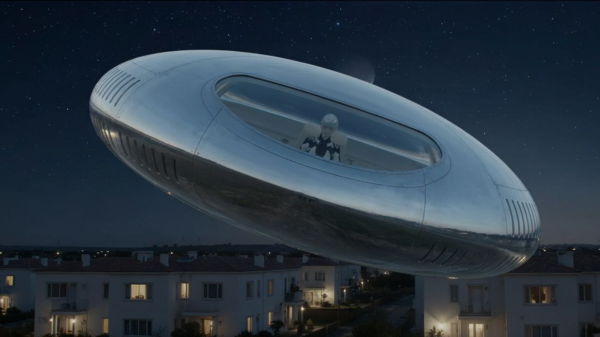 НЛО над домом. ул. Проспект В. И. Ленина дом 49. Евпатория.