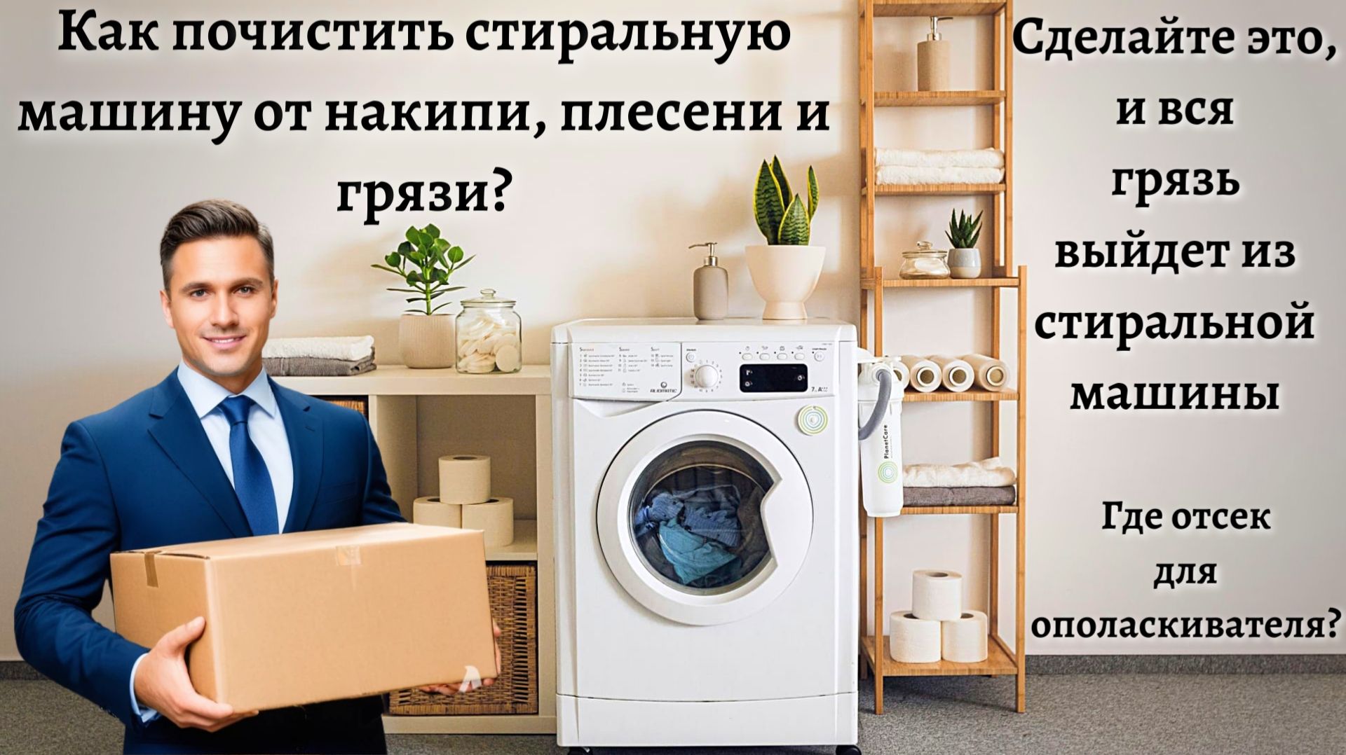 Сделайте это, и вся грязь, плесень, нагар выйдет из стиральной машины