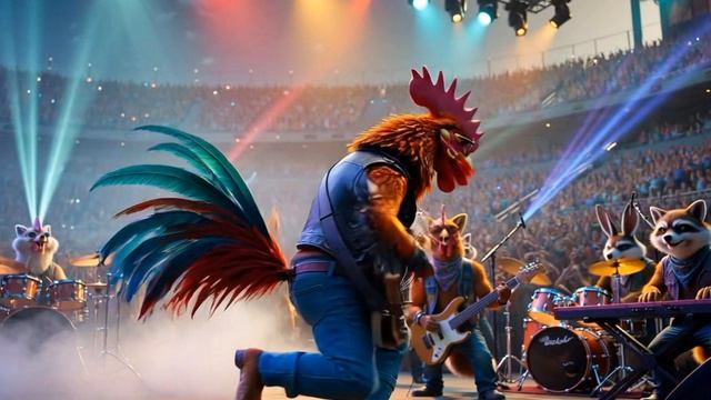 Мультфильм про петуха который любил музыку