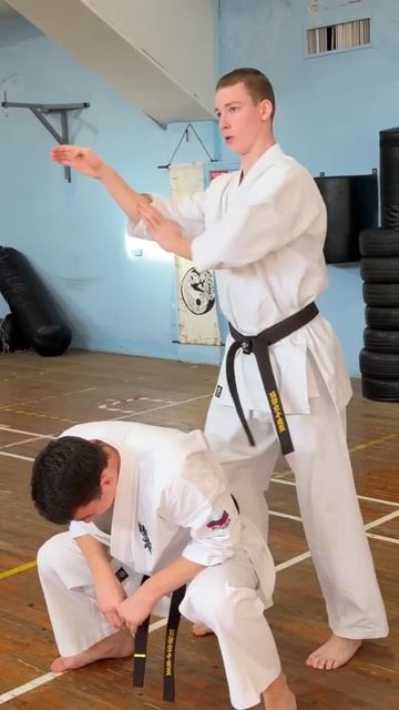 Кёкусинкай / Ката Гарю / Проработка Маваси-гэри с партнёром / Сихан Фомин В.П. (14.03.26) #71