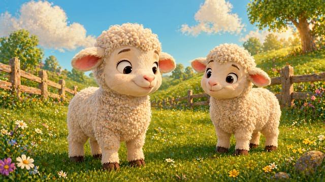 Овечка ме-ме — песенка для малышей | учим животных и звуки | развивающая музыка для детей