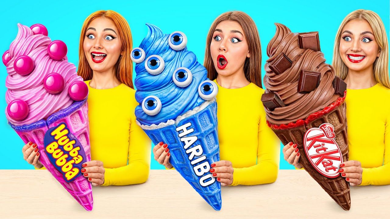 24 Часа Едим Еду Одного Цвета Челлендж # Смешные Челленджи от Bubba DO Challenge