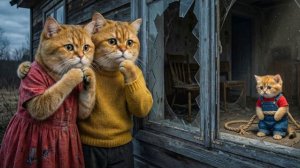 Рыжего котёнка похищает злодей – мама-кошка в панике бросается на его поиски! 🐱💔