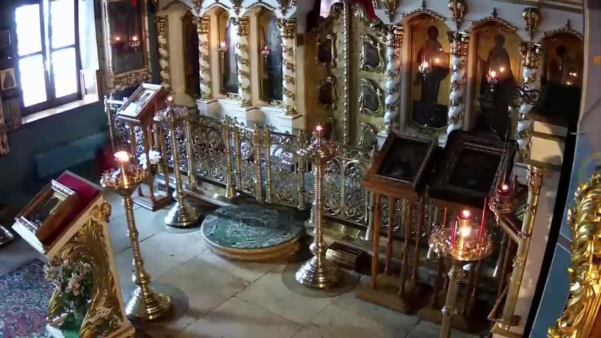 Прп. Василия, исп. Парийского  Утреня. Литургия