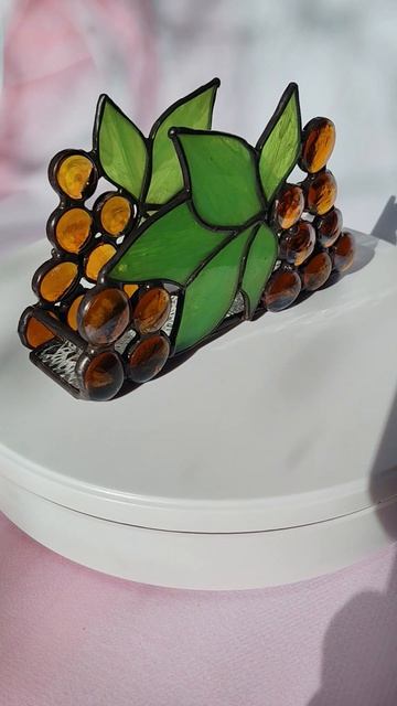 салфетница виноград витраж