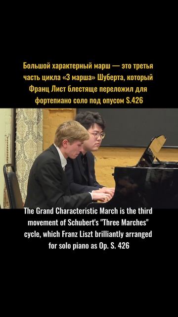 Франц Шуберт
3 марша, с. 426, № 3 
Большой характерный марш

(исп. Иван Ершов, Ван Ханьчжан)