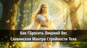 ⚡️Как Сбросить Лишний Вес - Славянская Мантра Стройности Тела