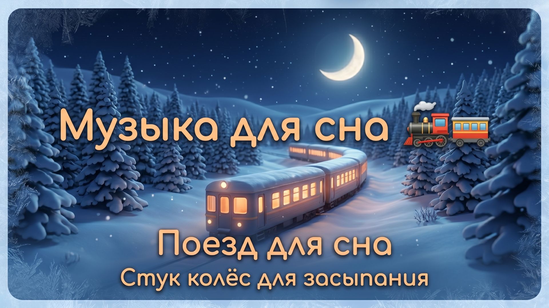 Музыка для сна🚆Звук поезда для сна