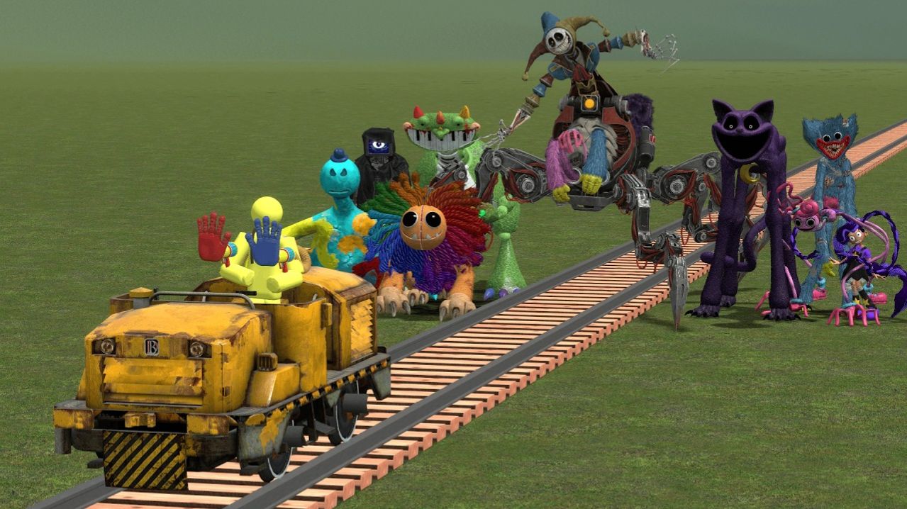 ЗА МНОЙ ОХОТЯТСЯ САМЫЕ СИЛЬНЫЕ МОНСТРЫ ИЗ ПОППИ ПЛЭЙТАЙМ