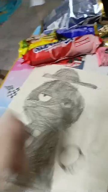 спрунки чёрный (black) из бумаги