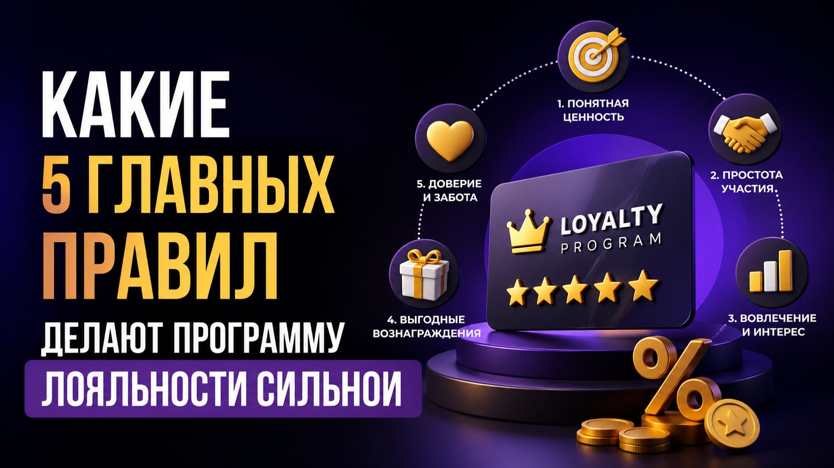 Какие 5 главных правил делают программу лояльности сильной