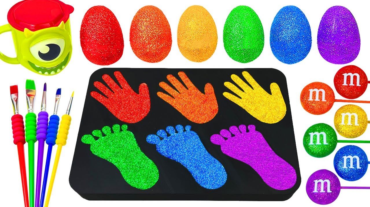 ИГРАЕМ В ЦВЕТНЫЕ СЛАЙМЫ ЗАЛИВАЕМ ОТПЕЧАТКИ АСМР ВИДЕО ДЛЯ ДЕТЕЙ ДЕТСКИЙ КАНАЛ ИГРАЛКИ-ЗАЛИПАЛКИ