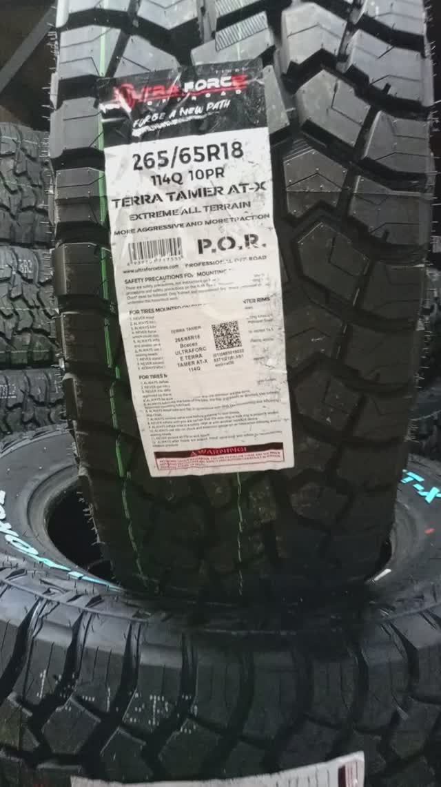 Шины грязь A/T 265/65R18 A/T ULTRAFORCE TERRA TAMER AT-X 5515
