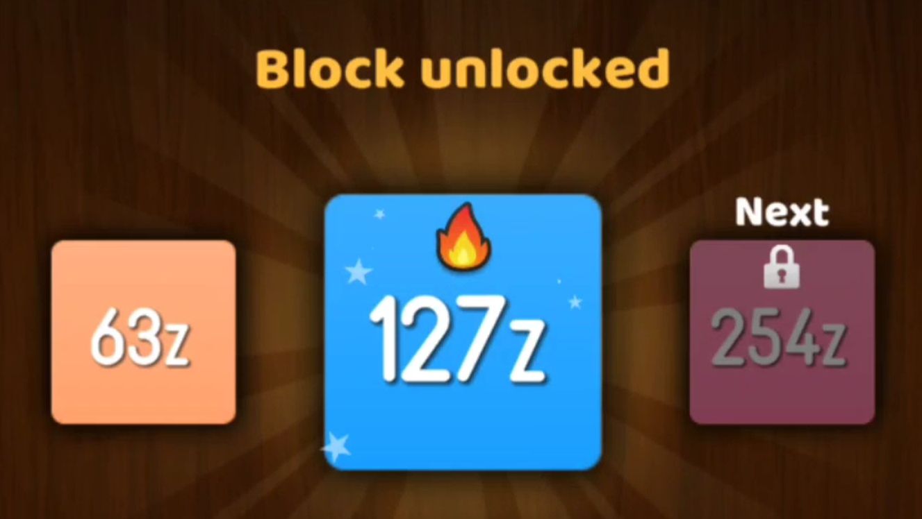 NumBlocks (31z → 63z → 127z)