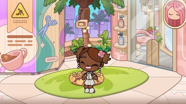 аватар ворлд саша family пошла в салон красоты.