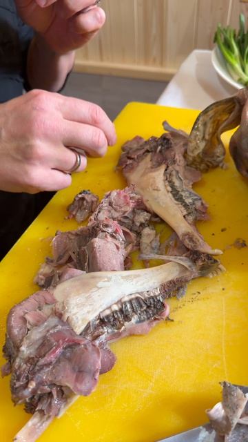 Голова барана. Пробую